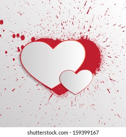 Grunge hearts