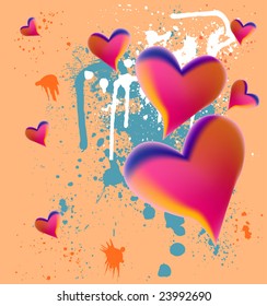 grunge hearts