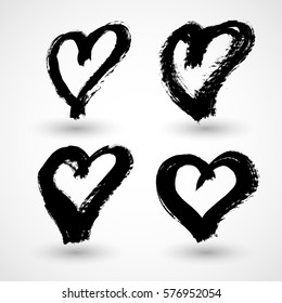 Grunge hearts