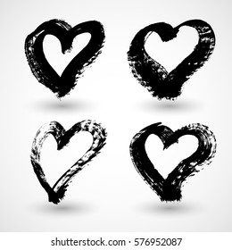 Grunge hearts