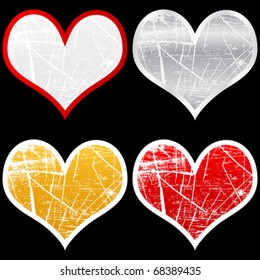 grunge hearts