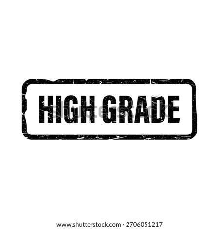 Grunge high grade rubber stamp imprint for products