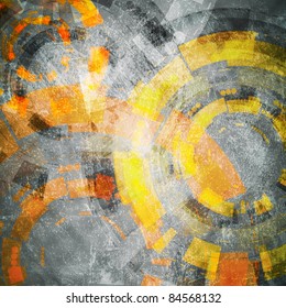 Grunge hi-tech design. Vector eps 10