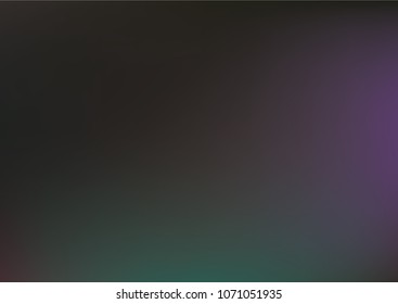 Grunge Holographic Obscure Vector Background. Dark Gradient Funky Cool Music Cover, Poster Texture. Gothic Contrast Teal Texture, Abstract Lights, Paper. Glamour Holographic Background.