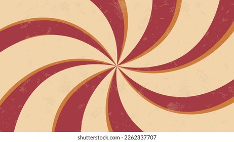 
Grunge hypnotic background with abstract wavy lines. retro simple geometric background