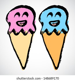 Grunge ice cream