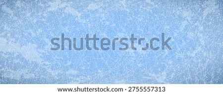 Grunge ice overlay surface is covered with chaotic white skate marks lines background