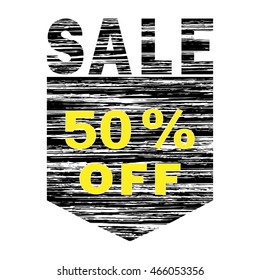 Grunge icon SALE 50% Off