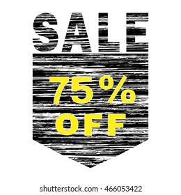 Grunge icon SALE 75% Off