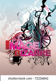grunge image vector illustration