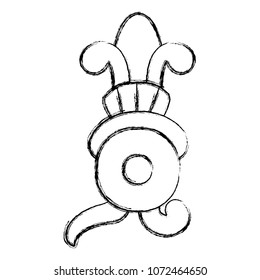 grunge indigenous xochitl native culture symbol