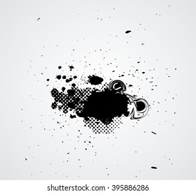 Grunge Ink Blot