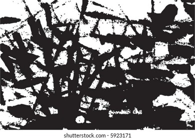 Grunge Ink Brush Strokes