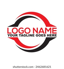 Grunge ink circle made of black paint. Grunge logo made of ink. geometric circle shapes, borders, frames, logos. Line and silhouette design, vector illustration