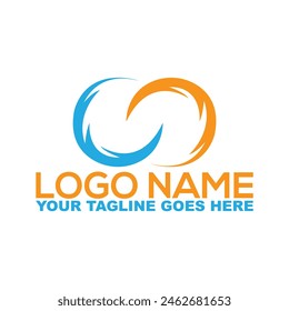 Círculo de tinta grunge hecho de pintura negra. Logotipo de grunge hecho de tinta. Formas geométricas, bordes, marcos, logotipos. Línea y diseño de silueta, Ilustración vectorial