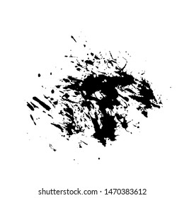 Grunge Ink Paintbrush Splattered Vector Art for Cover, Poster, Flyer, Brochure, Banner, Background or Wallpaper Design Download