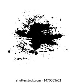 Grunge Ink Paintbrush Splattered Vector Art for Cover, Poster, Flyer, Brochure, Banner, Background or Wallpaper Design Download svg