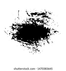 Grunge Ink Paintbrush Splattered Vector Art for Cover, Poster, Flyer, Brochure, Banner, Background or Wallpaper Design Download svg