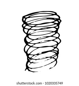 Grunge Ink pen Stroke