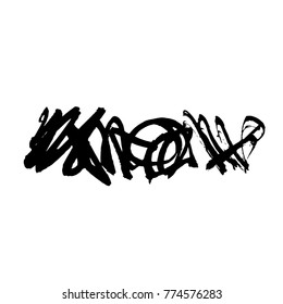 Grunge Ink pen Stroke