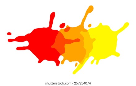 Grunge ink splat.