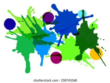 Grunge ink splat.