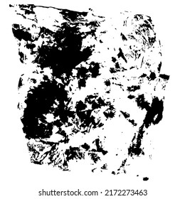 mancha de tinta gruesa, garabato abstracto