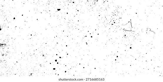 Fondo de textura de salpicadura de tinta Grunge, superposición de ruido Abstractas blanco y negro afligido con arañazos, polvo y manchas de pintura para carteles, Anuncios y diseño