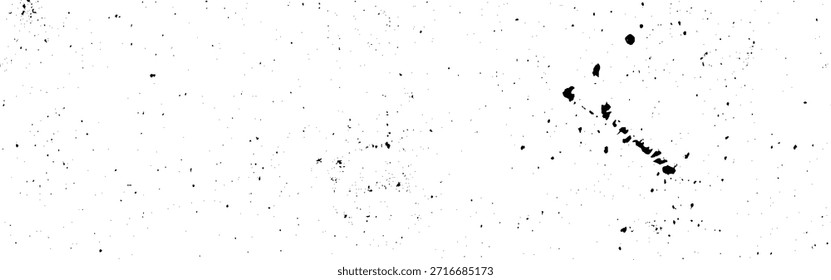 Fondo de textura de salpicadura de tinta Grunge, superposición de ruido Abstractas blanco y negro afligido con arañazos, polvo y manchas de pintura para carteles, Anuncios y diseño