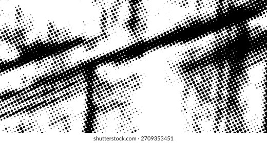 Textura de respingos de tinta grunge com pontos pretos espalhados e efeito de manchas sujas.