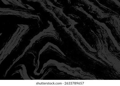 Grunge intertwined texture, threads, lines, wire, veins, monochrome. Grunge old detailed black texture. Vector background