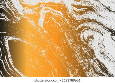 Verflochtene Textur, Fäden, Linien, Draht, Venen. Grunge alte detaillierte Textur. Vektorhintergrund. Gold auf Weiß
