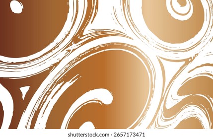 Grunge textura entrelaçada, fios, linhas, arame, veias. Grunge antiga textura detalhada. Fundo do vetor. Cobre sobre branco