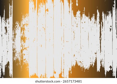 Verflochtene Textur, Fäden, Linien, Draht, Venen. Grunge alte detaillierte Textur. Vektorhintergrund. Gold auf Weiß
