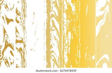 Grunge intertwined texture, threads, lines, wire, veins. Grunge old detailed texture. Vector background. Gold on white
