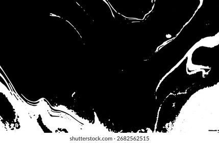 Grunge textura entrelaçada, fios, linhas, arame, veias, monocromático. Grunge velho detalhado textura branca preta. Plano de fundo do vetor
