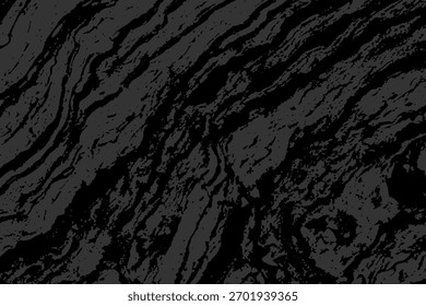 Grunge textura entrelazada, hilos, líneas, alambre, venas, monocromo. Grunge viejo detallado textura negra. Vector de fondo