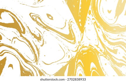 Grunge textura entrelazada, hilos, líneas, alambre, venas. Grunge vieja textura detallada. Vector de fondo. Oro sobre blanco
