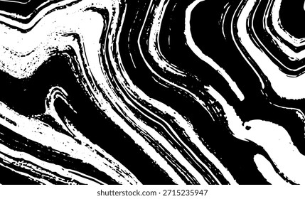 Grunge textura entrelazada, hilos, líneas, alambre, venas, monocromo. Grunge viejo detallado negro textura blanca. Vector de fondo
