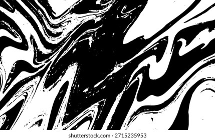Grunge textura entrelazada, hilos, líneas, alambre, venas, monocromo. Grunge viejo detallado negro textura blanca. Vector de fondo
