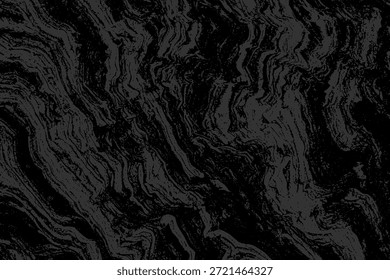 Grunge textura entrelazada, hilos, líneas, alambre, venas, monocromo. Grunge viejo detallado textura negra. Vector de fondo