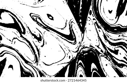 Grunge textura entrelazada, hilos, líneas, alambre, venas, monocromo. Grunge viejo detallado negro textura blanca. Vector de fondo
