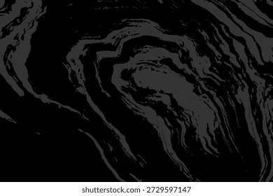 Grunge intertwined texture, threads, lines, wire, veins, monochrome. Grunge old detailed black texture. Vector background