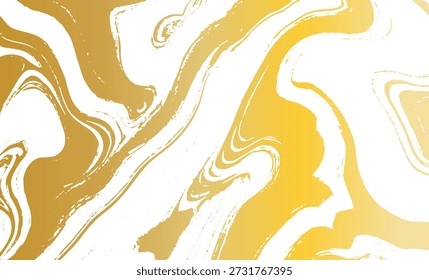 Grunge textura entrelazada, hilos, líneas, alambre, venas. Grunge vieja textura detallada. Vector de fondo. Oro sobre blanco
