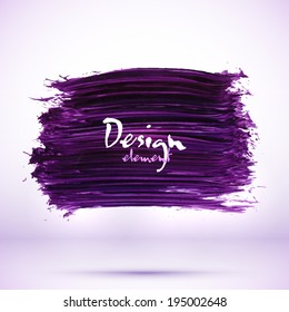 Grunge isolated vector ink stain 