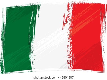 Grunge Italy Flag