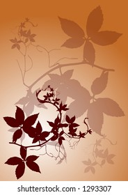 Grunge Ivy abstract illustration background