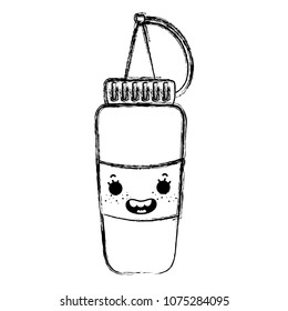 grunge kawaii happy deicous sauce bottle