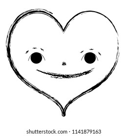 grunge kawaii smile heart cute love
