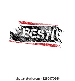 grunge label with text best inside. best grunge stamp. seal,label,sticker